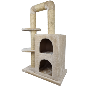 Kratzbaum - 54x34x92 cm - Beige